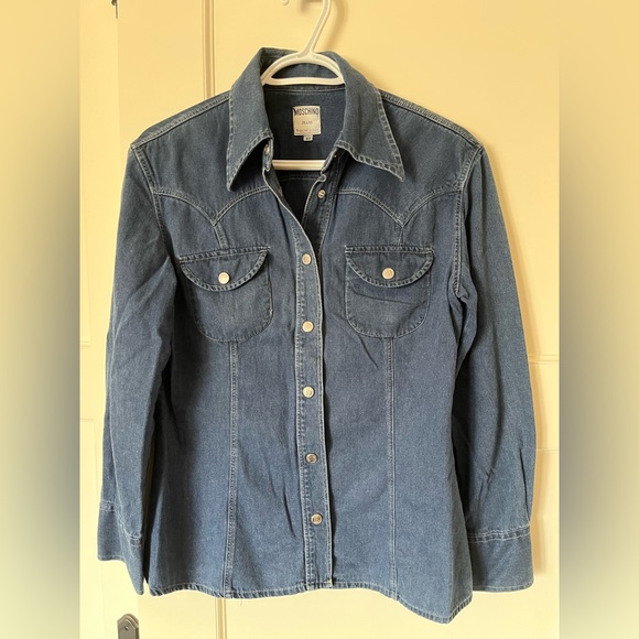 MOSCHINO Denim Shirt (gently used) - Picture 1 of 11